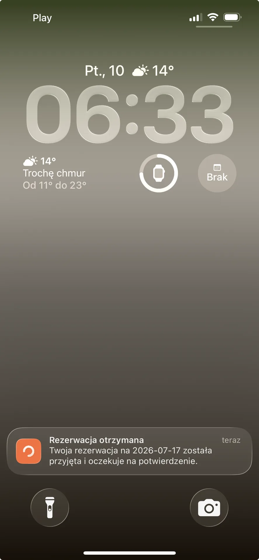 Powiadomienie push w aplikacji mobilnej