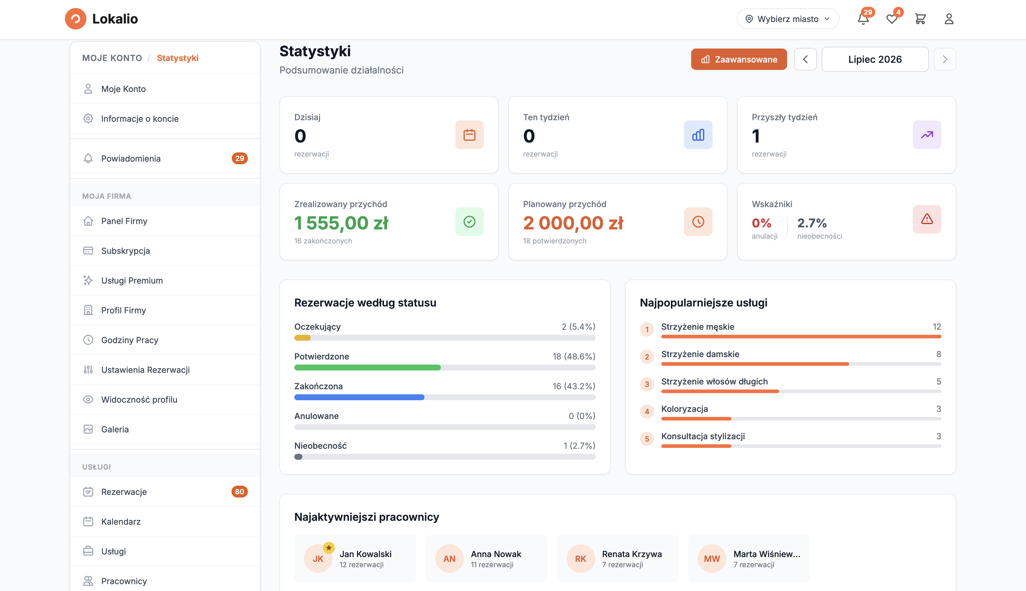 Podstawowe statystyki