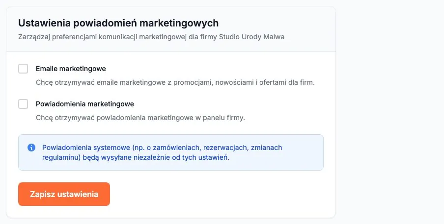Zgody marketingowe